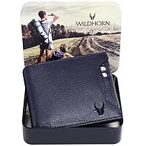 WildHorn Blue Leather Men’s Leather Wallet(WH1251)