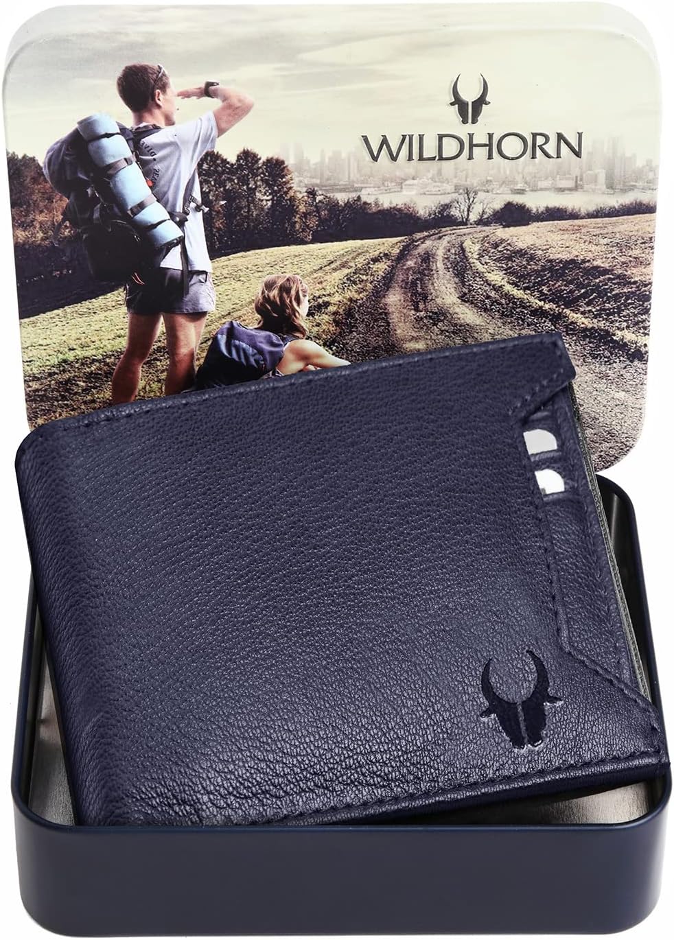 WildHorn RFID Protected Leather Wallet for Men