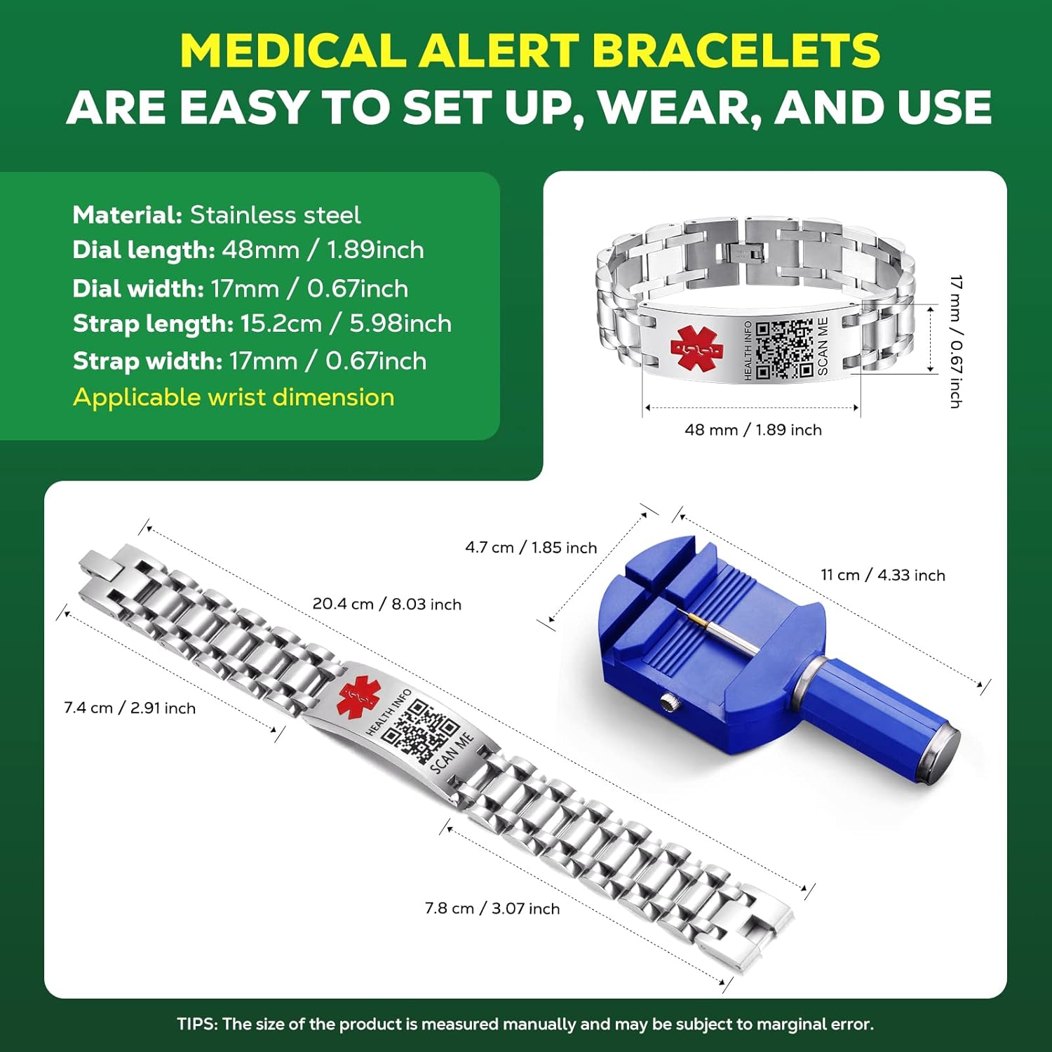Medical Alert Bracelets For Women Theluckytag Medical Bracelets