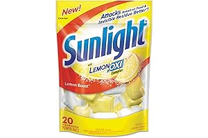 Sunlight Lemon-Scented Automatic Dishwashing Detergent Pacs
