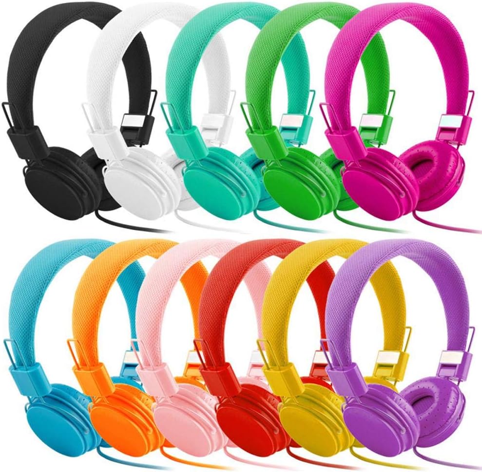 YIGEYI Adjustable Foldable Kid Wired Headband Earphone