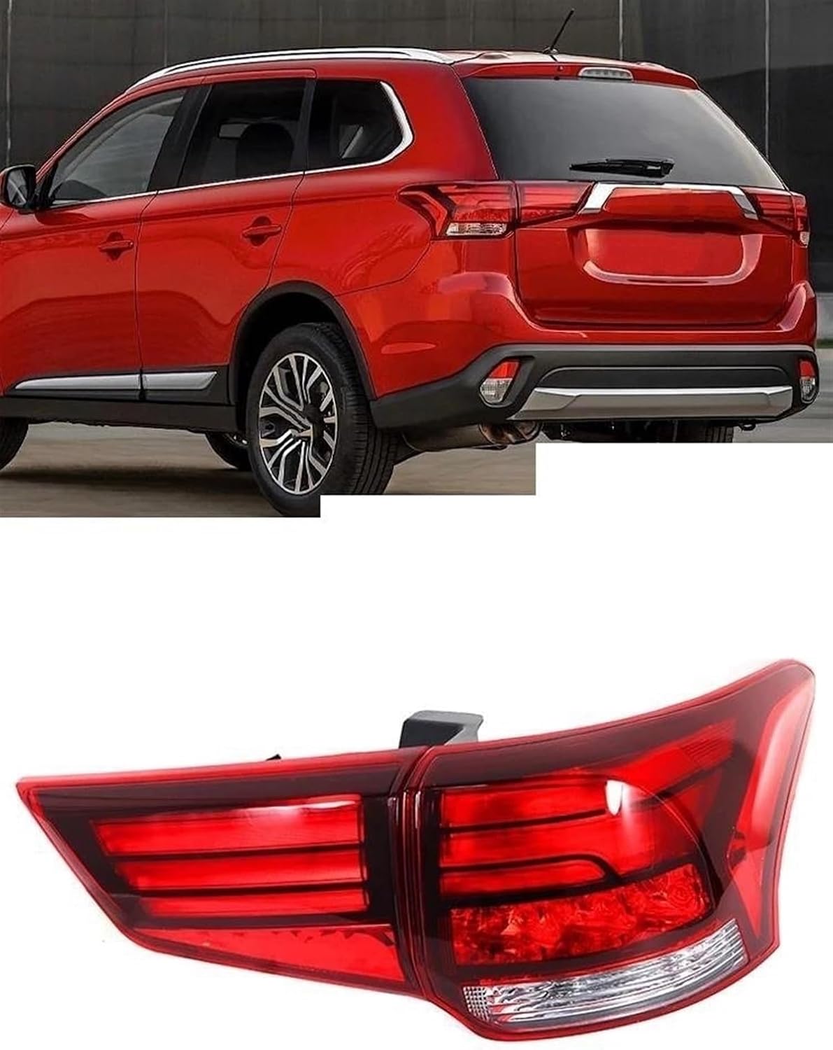 テールライトアセンブリ 車のリアテールライト 用の三菱 用のアウトランダー PHEV 2016 2017 2018 信号ブレーキラン