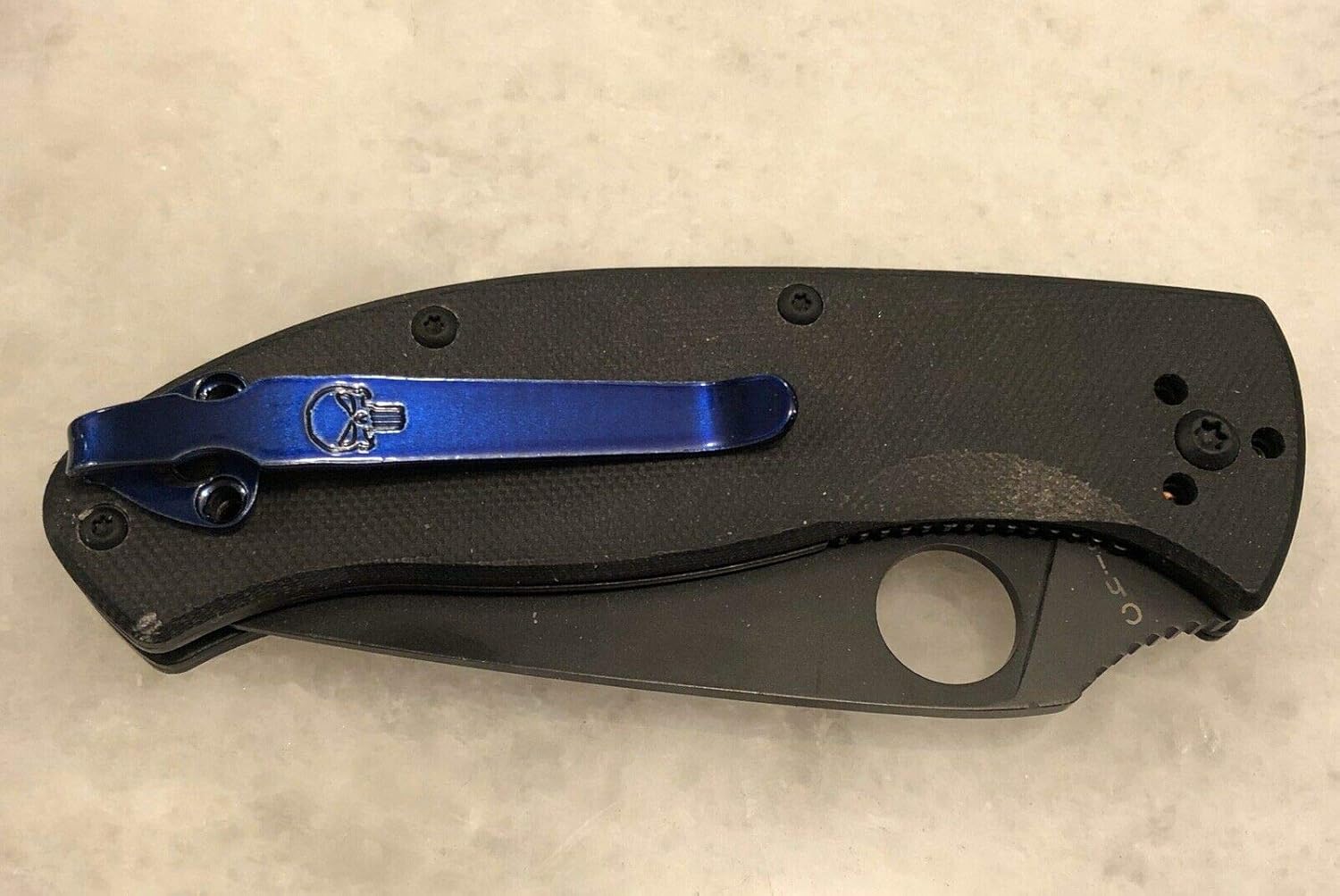 Titanium Deep Carry Clip For Spyderco Tenacious Persistence Ambitious Resilience