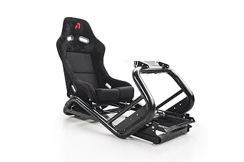 azracing SV-R Professional Modular Racing Simulator Cockpit | Fully Adjustable | Direct Drive Support,Compatible with Thrustmaster, Fanatec, Moza on PC, Xbox and PS,Includes Expansion Bracket