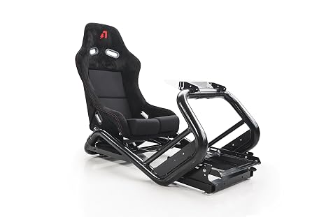 azracing SV-R Professional Modular Racing Simulator Cockpit | Fully Adjustable | Direct Drive Support,Compatible with Thrustmaster, Fanatec, Moza on PC, Xbox and PS,Includes Expansion Bracket