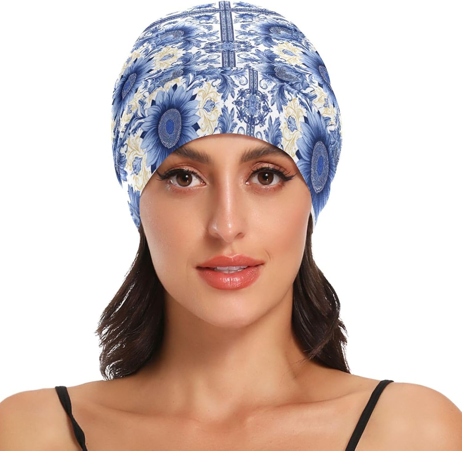 Bonnet for Sleeping Satin Hair Sleep Cap Wrap Night Hat Nurse Head Cap Curly Hair Protection Slouchy Beanie Women Men image 5