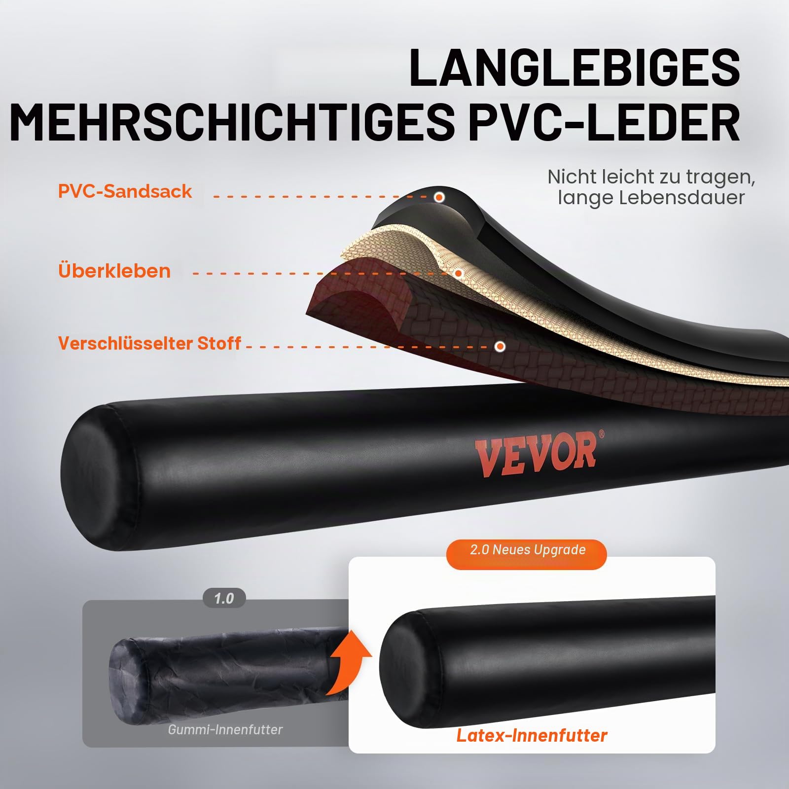 VEVOR Wandhalterung Boxen Reflexstange, Boxen Speed Trainer Boxen Spinning Bar mit Handschuhen, Einstellbare Trainingsgeräte für Boxtraining Kickboxen, MMA, Stressabbau & Fitness Schwarz