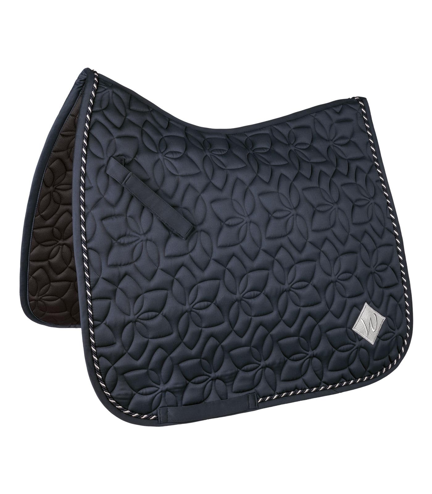 Tapis de selle Marseille Waldhausen D bleu équipement cheval dressage