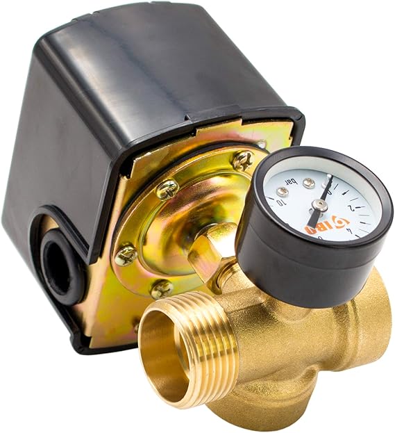 Wasserpumpen Steuerschalter - 250V Druckschalter Mit G1/4 Anschluss