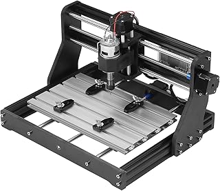 Henniu CNC 30 * 18 Pro Kit de roteador GRBL Controle 3 eixos com controlador offline Plástico Acrílico PCB PVC Escultura em madeira Fresagem Máquina de gravação Gravador XYZ Área de trabalho 300x180x4