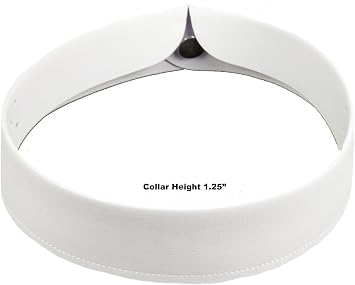 SOFT CLERGY COLLAR #2 (1.25 INCH) (17.5 Neck)