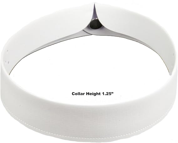 SOFT CLERGY COLLAR #2 (1.25 INCH) (17.5 Neck)