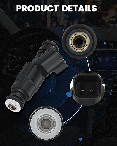 Miniatura 4 de ECCPP 6 inyectores de combustible compatibles con Chrysler Cirrus Sebring para Dodge Caravan Stratus Neon 1999 2000 para Plymouth Breeze Voyager