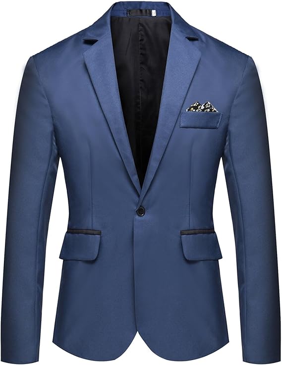 Herren Sakko Sportlich Slim Fit - Leichte Anzugjacke Für Business & Freizeit | Atmungsaktiv Für Herbst & Winter