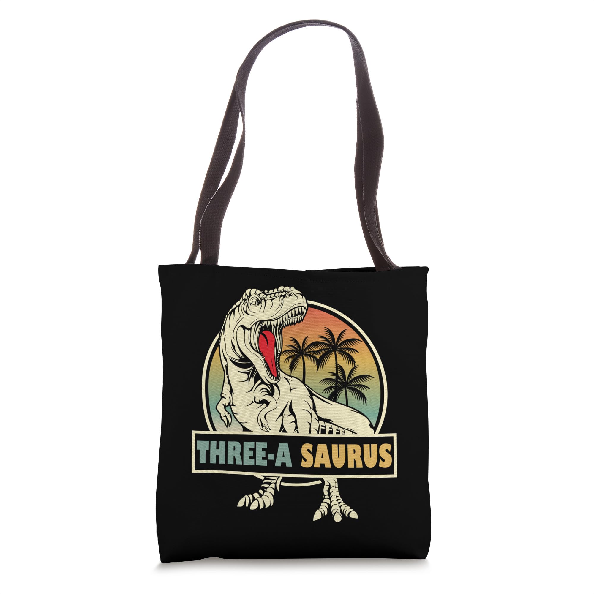 Three-A Suarus Dino T-Rex Dinosaur Matching Family Tote Bag