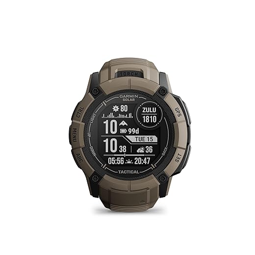 Garmin [renewed] Instinct 2X Solar – GPS-Smartwatch mit unendlicher Akkulaufzeit im Smartwatch-Modus, über 40 Sport-Apps, Smart Notifications, Trainingszustand, Schlafanalyse [Generalüberholt]