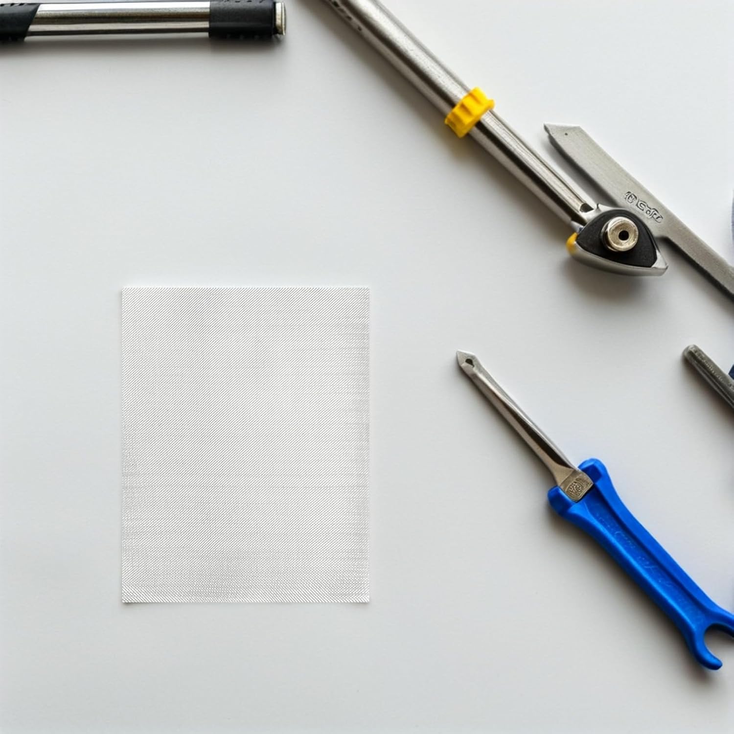Car Bumper Repair Mesh Kit 10 Pcs Stainless Steel Welding Screen for Plastic Welding Suitable for Automotive Repairs and Thermoplastic Applications