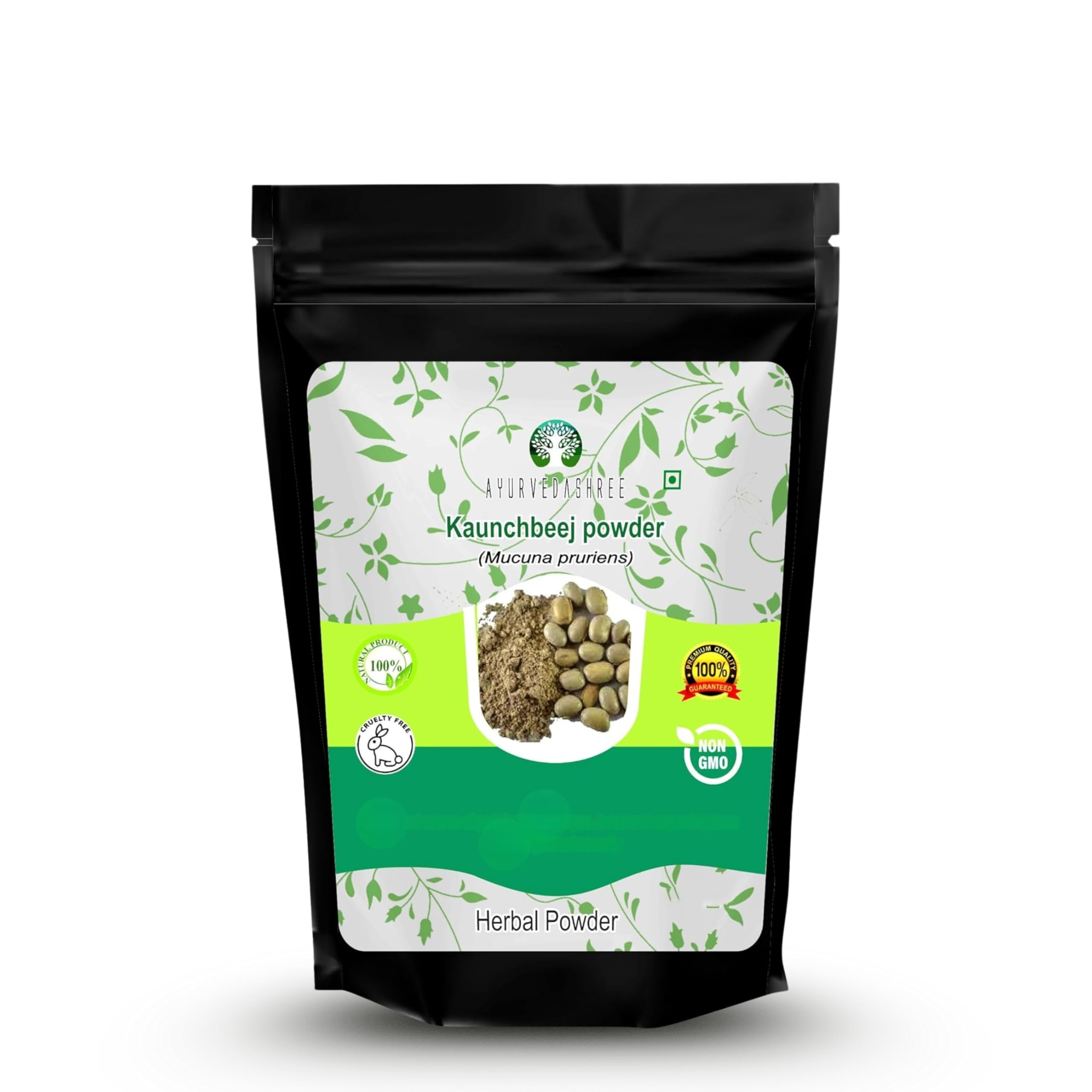 Mucuna Seed Powder 200 Gm | Kapikacchu | Kaunch Beej | Non-GMO Sustainably Sourced Vegan