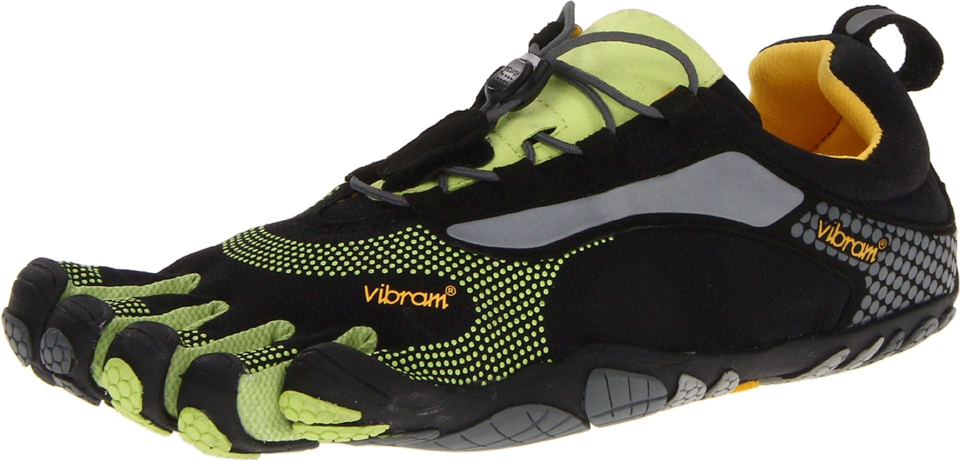 Vibram FiveFingers Men's Bikila LS LS Black/Green Sneaker 40 (US Men's 9.5) D - Medium