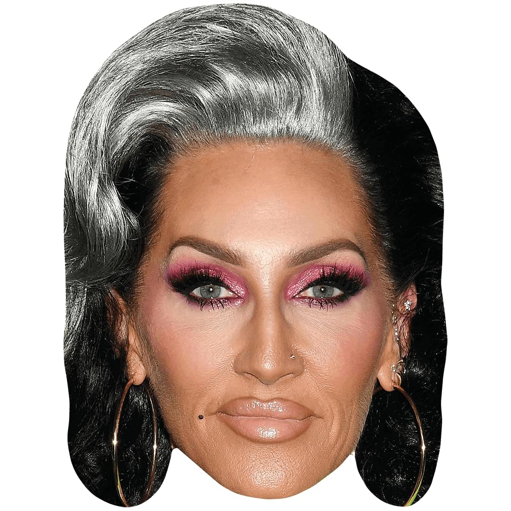 Michelle Visage (Make Up) Celebrity Mask, Flat Card Face, Fancy Dress Mask