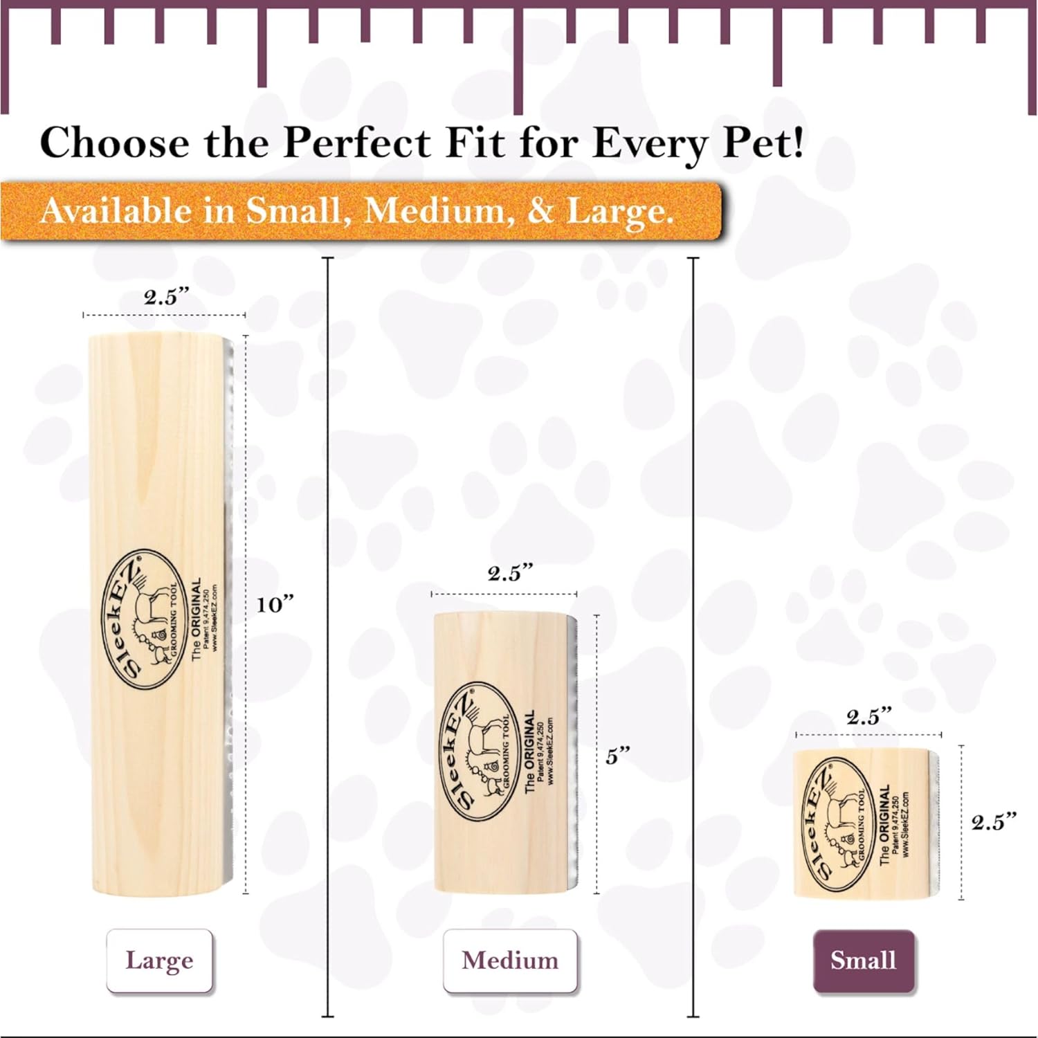 SleekEZ Cat Brush: Stop Shedding, All Fur, USA Made 9 71DMMdTMrhL. SL1500