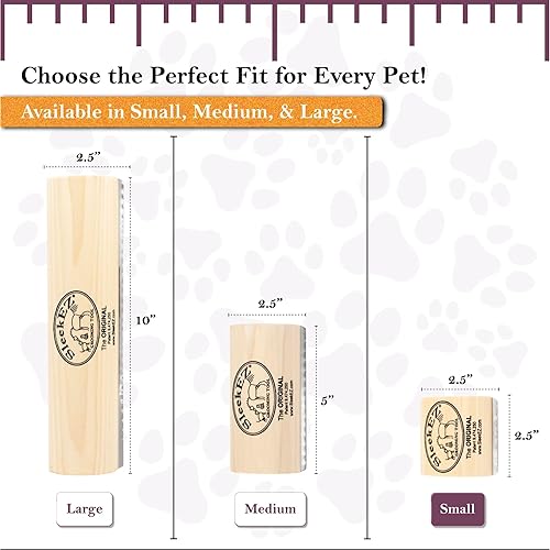 Miniatura 8 de SleekEZ - Cepillo para gatos para desprendimiento y cepillos para gatos de interior  Cepillo para mascotas para gatos  Herramienta de aseo  Funciona