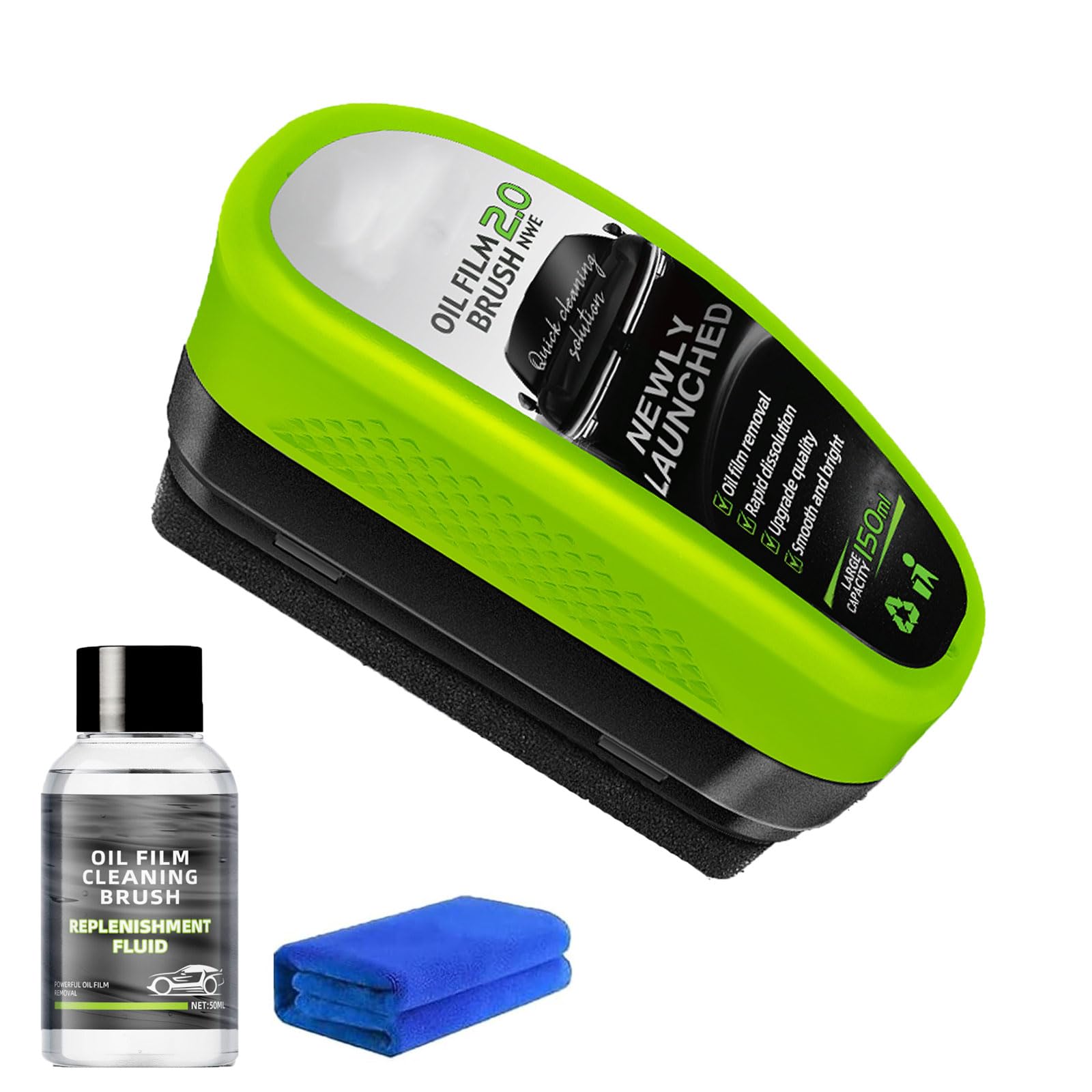 Clear Vision Car Glass Cleaner, 2026 Nieuwe Upgrade 2.0
