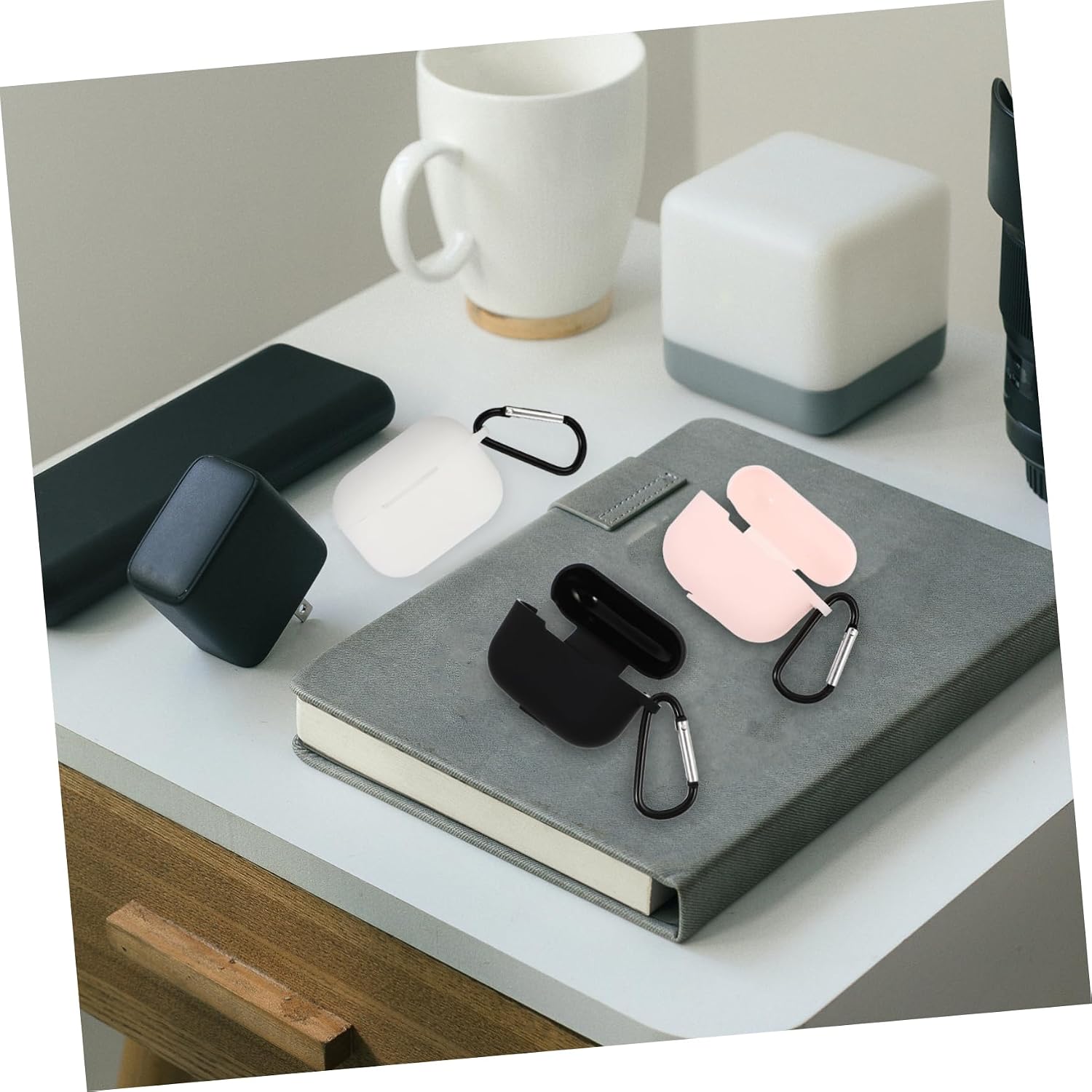 Gadpiparty 3pcs Protective Case for Stylish Earphone Shell Design Keeps Headphones and Clean image 5