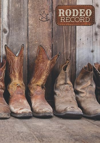 Rockin' Star Rodeo Record: Cowboy, Cowgirl, Rodeo Family, Barrel Racing, Roping, Event, Entries, Expense, Travel, Vehicle, Horse, Livestock, Vet, ... Cowboy Boots, Notebook, Diary, Family