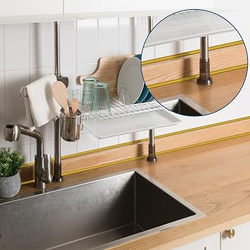 16M Peel and Stick Trim,Flexible Trim Molding for Backsplash Tile Edge, Self-Adhesive Wall Trim for Corner, Frame Decor Matte Gold
