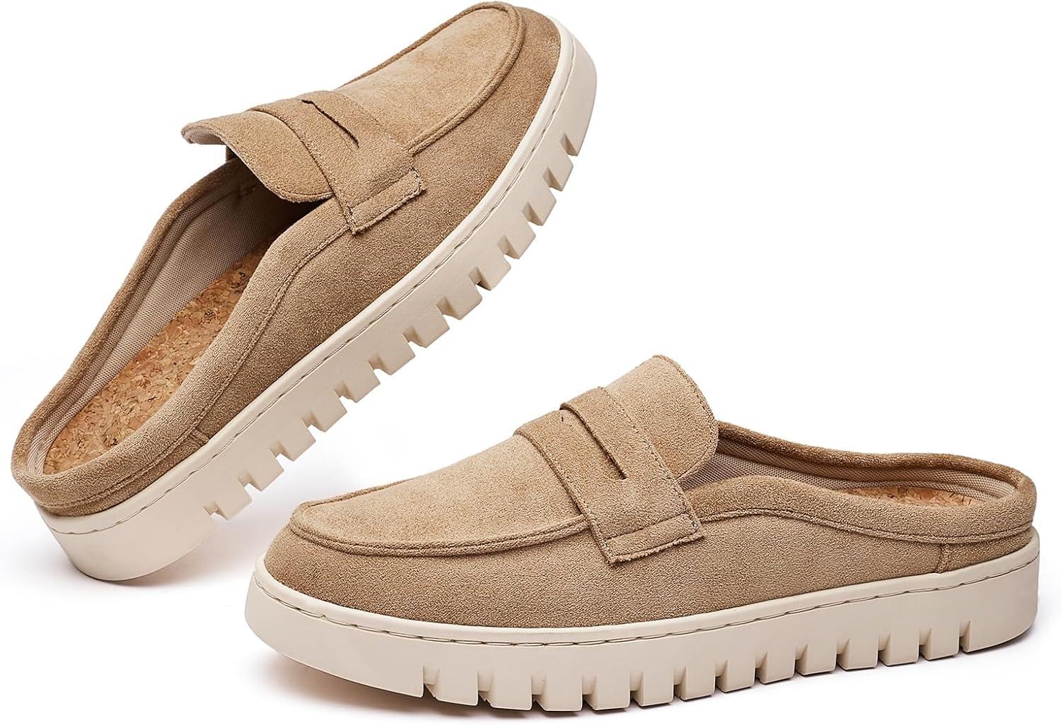 Womens Comfortable Slip On Loafers Indoor Outdoor Business Casual Mules Shoes for Women - Image 4