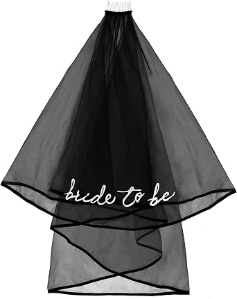 Bride To Be Embroidered Veil Layered Veil for Bachelorette Party Decorations Bridal Shower Gift Wedding Favors Engagement
