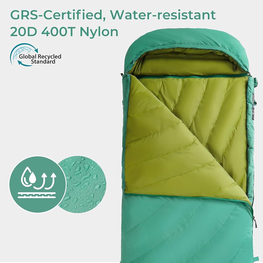 Couverture De Camping 4-en-1 Night Cat - Avec Capuche, Sac à Dos, 75x54 Pouces - Verte