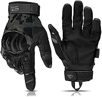 Vista 14 de Glove Station Guantes tácticos para hombre – Equipo utilitario con pantalla táctil y protección de nudillos duros, utilizados en motocicleta