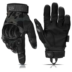Glove Station Tactical Gloves for Men Touchscreen Utility Gear with Hard Knuckle Protection Used in Motorcycle Airsoft Combat