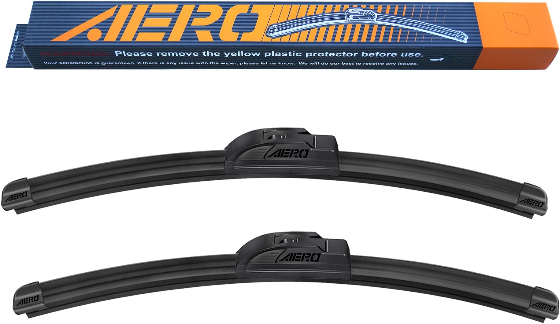 AERO 28" + 12" Premium All-Season Beam Windshield Wiper Blades (Pack of 2)