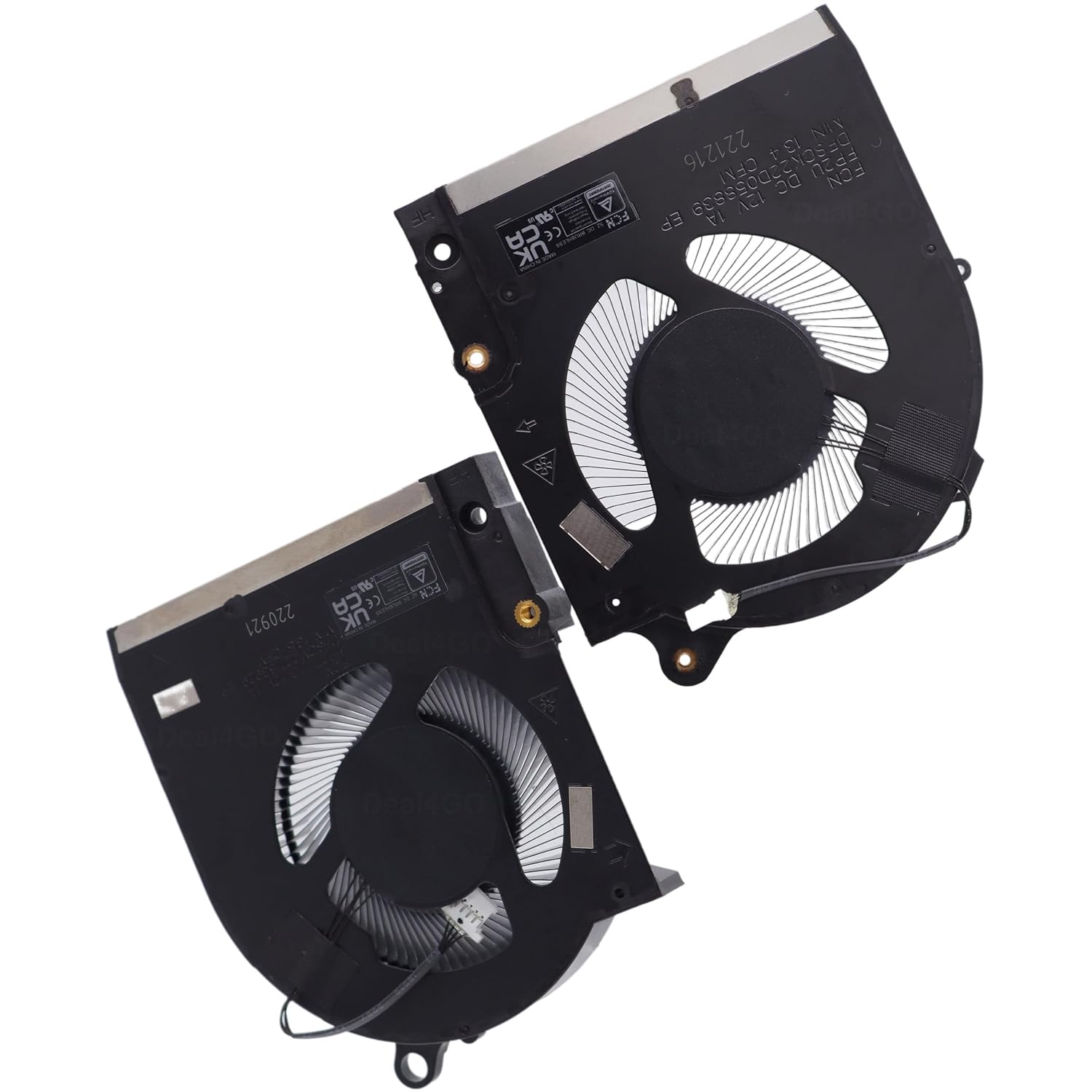 Deal4GO CPU & GPU Graphics Cooling Fan 6GD3H 06HH2 0VGY4 Replacement for Dell Alienware M15 R7 M15 R6 M15 R5 Ryzen (2021)