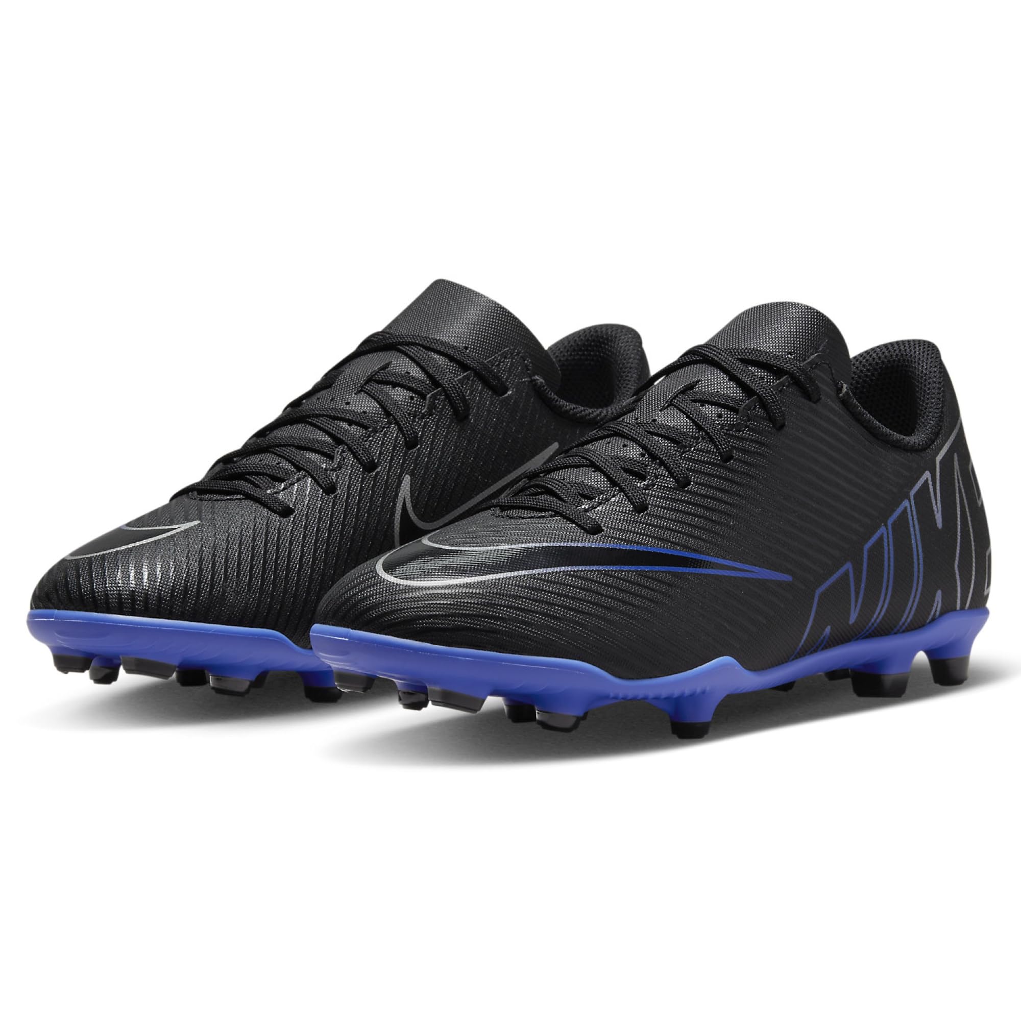 NIKE Boy's Gymnastics Shoes, Black Chrome Hyper Royal, 38.5 EU