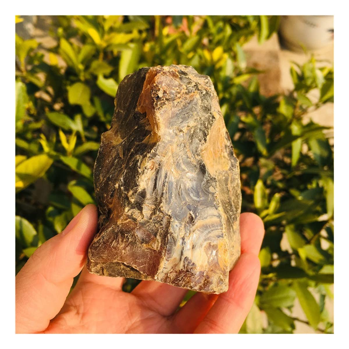 Piedras de cristal de ámbar natural y especímenes minerales seleccionados