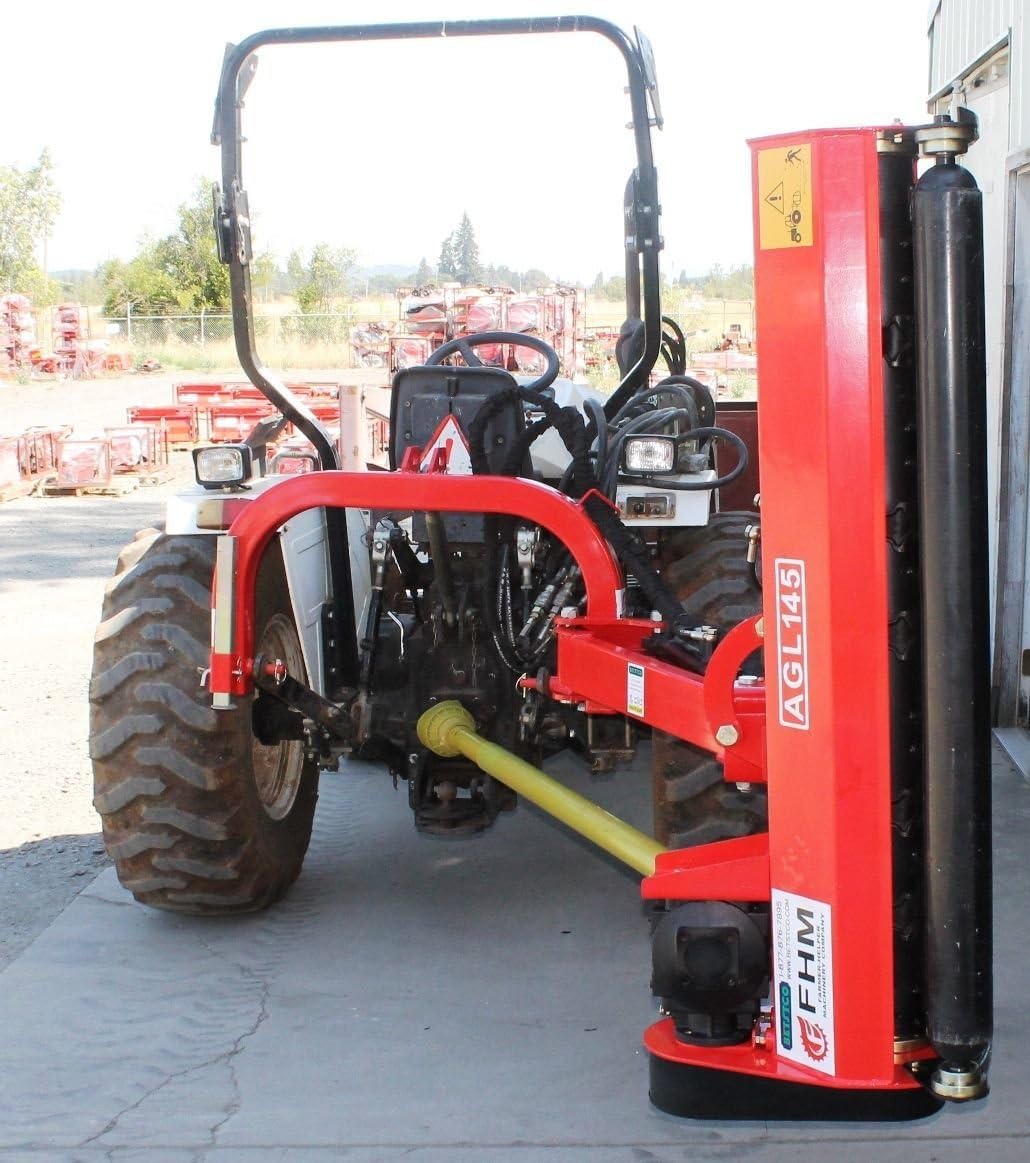 Farmer Helper 57" Ditch Bank Flail Mower Cat.I3pt 40hp~65hp (FH-AGL145) w/Hammer Blades Requires a Tractor. Not a standalone Unit.