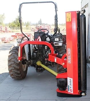 Farmer Helper 57" Ditch Bank Flail Mower Cat.I3pt 40hp65hp FH-AGL145 w/Hammer Blades Requires a Tractor. Not a standalone Unit.