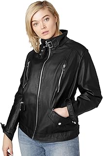 black leather jacket size 18