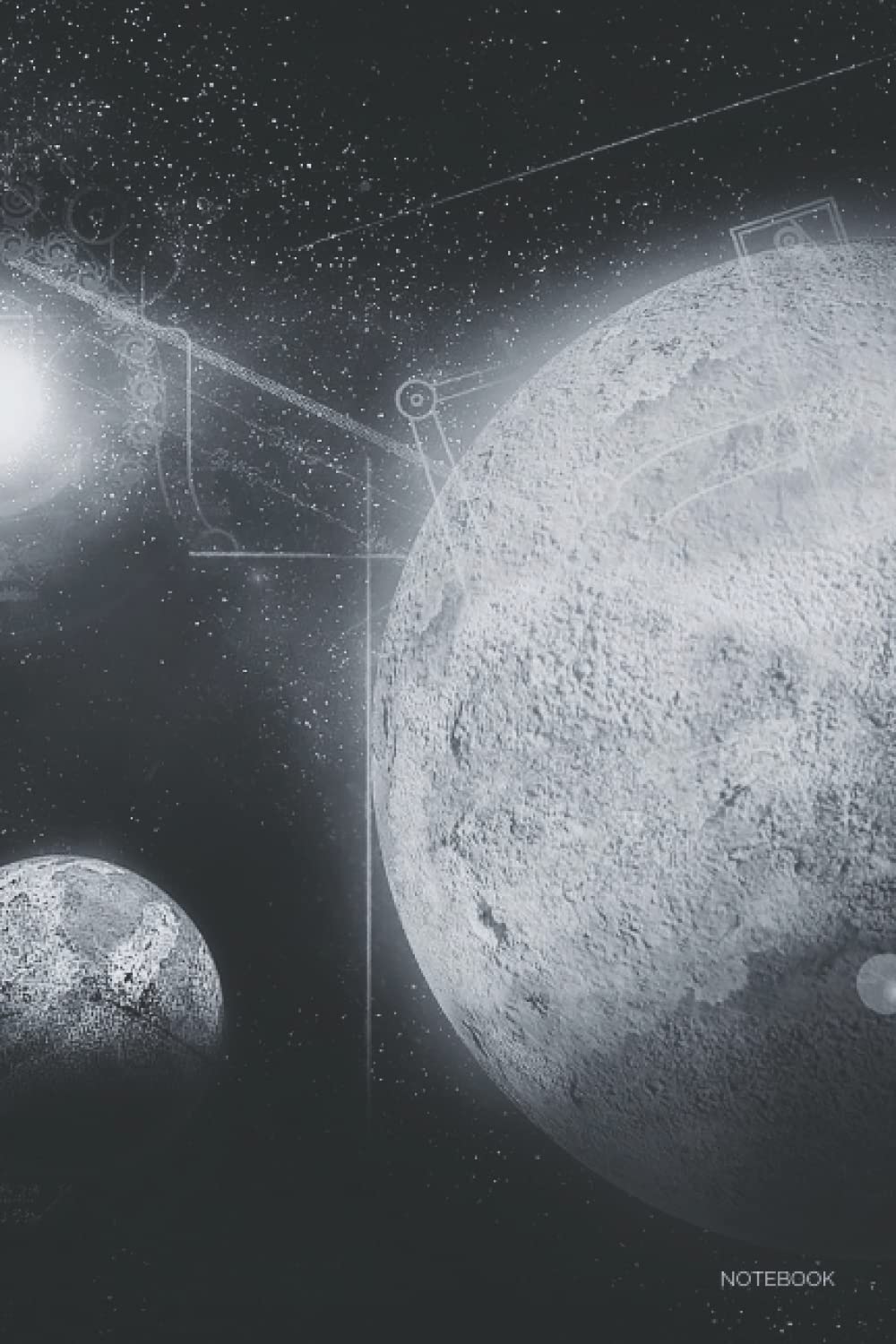 Notebook Space Theme Sci Fi Designs: Outer Space - Space Enthusiast Gifts