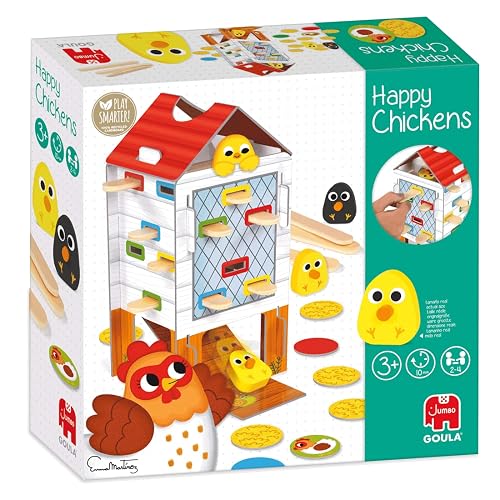 Goula Happy Chickens - Juego de Mesa Educativo Preescolar, + 3 años