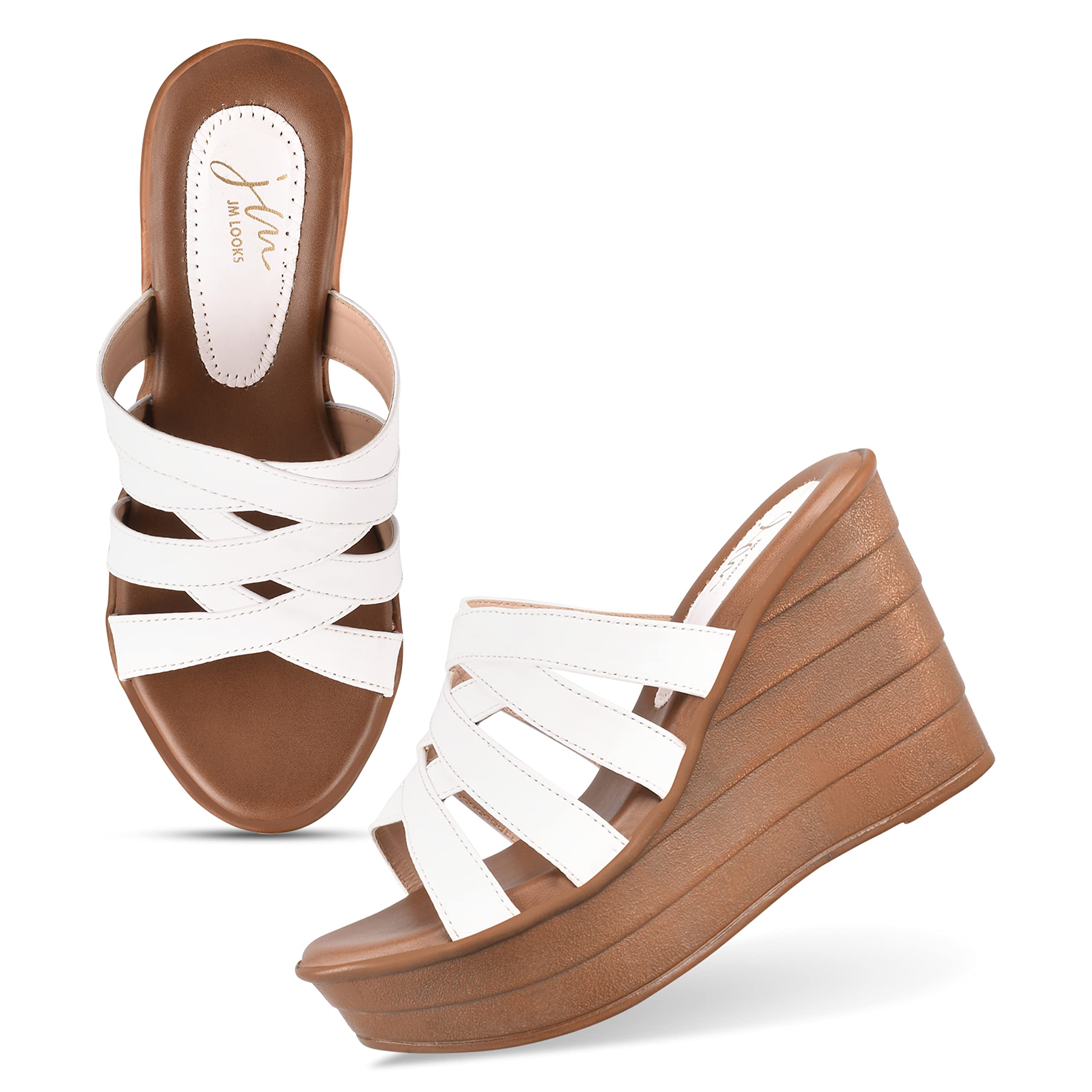 See full amazon price history chart for JM LOOKS Womens Gorgeous Women White Heels Comfortable and Stylish Wedge Casual & Formal Occasions for Women & Girls JM LOOKS Womens Gorgeous Women White Heels Comfortable and Stylish Wedge Casual & Formal Occasions for Women & Girls (B0BRVHM418) Amazon Price History, Amazon Price Tracker