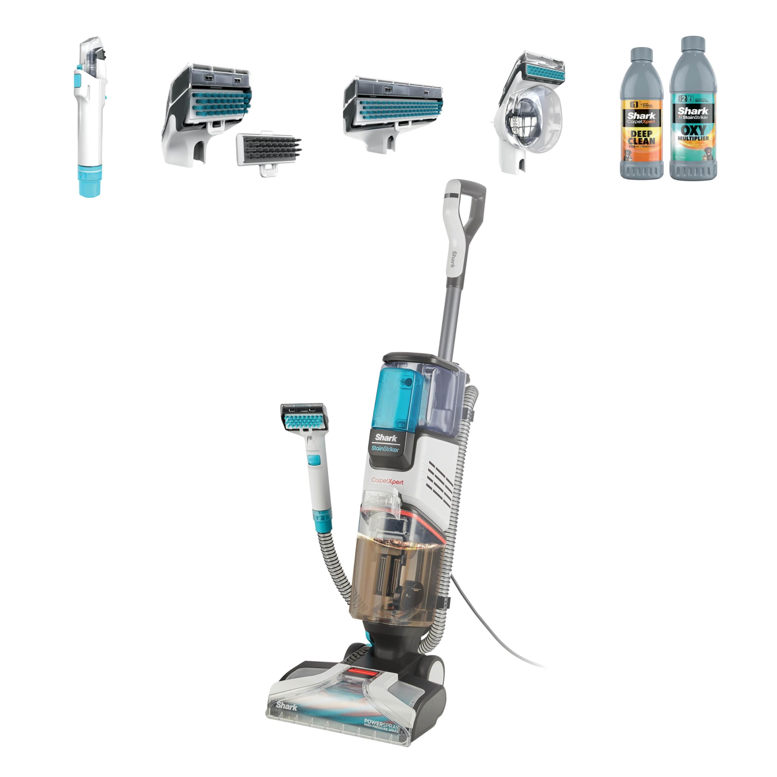 Shark CarpetXpert Deep Clean Carpet Cleaner with Built-In StainStriker Spot Cleaner & 5 Tools inc. Pet Tool, EXCM Series Base Detergent and EXOX Series Boost Detergent, 2.1L, 960W, EX200UK