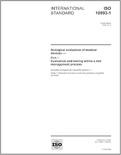 ISO 10993-1:2009, Biological evaluation of medical devices - Part 1: Evaluation and testing within a risk management process