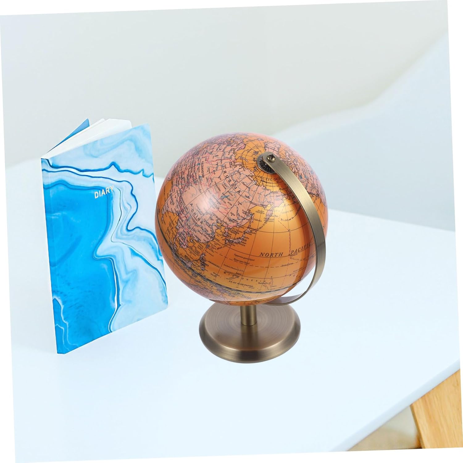 Decorative Globe World Maps for Wall Rotation Desk Classroom Decoration