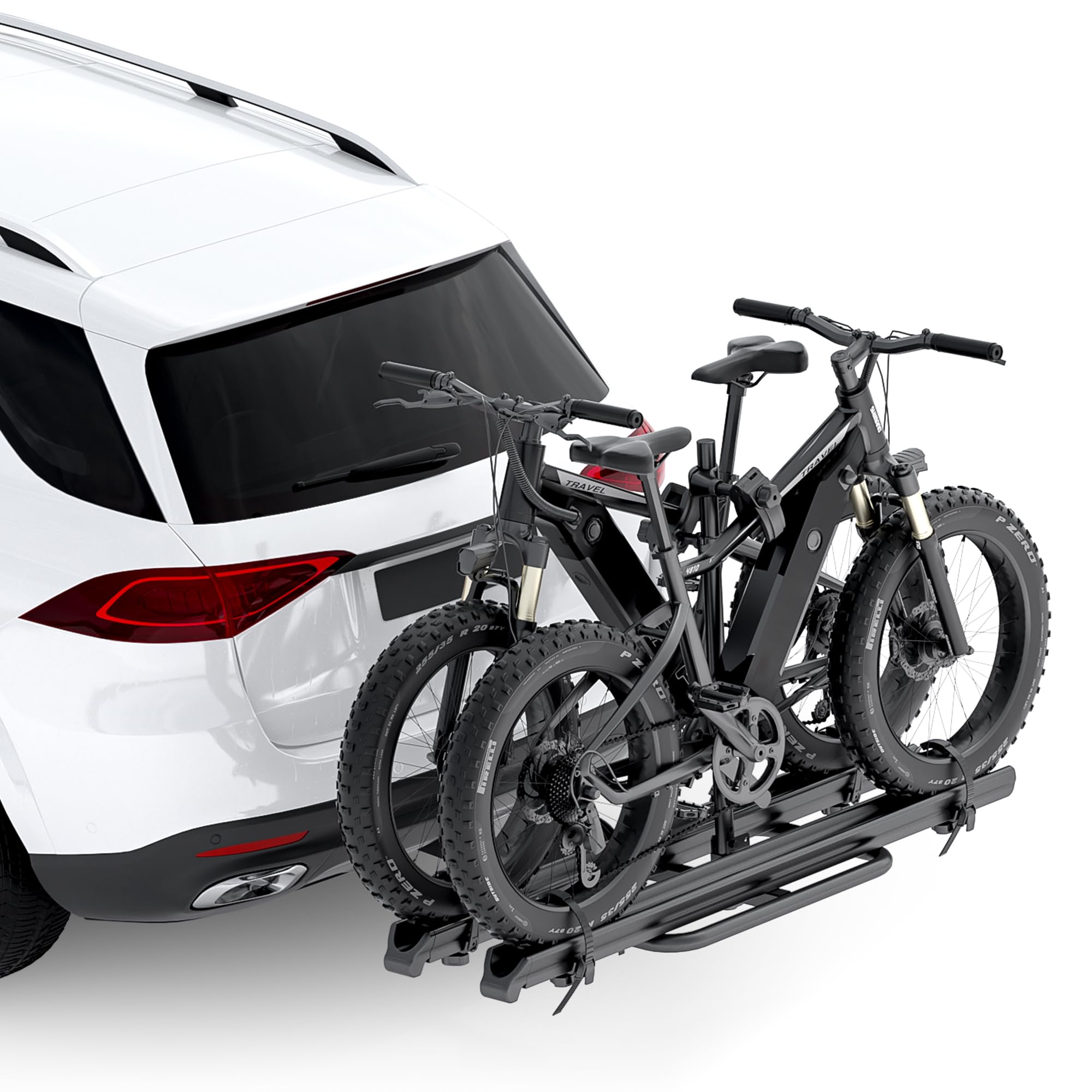 Ebike Hitch Carrier Heavy Duty Bike Rack For E Bikes Trunk Hitch Mount  Fluid Bike Rack Roof Rack Electric Bike Bike Rack For Suv No Trailer