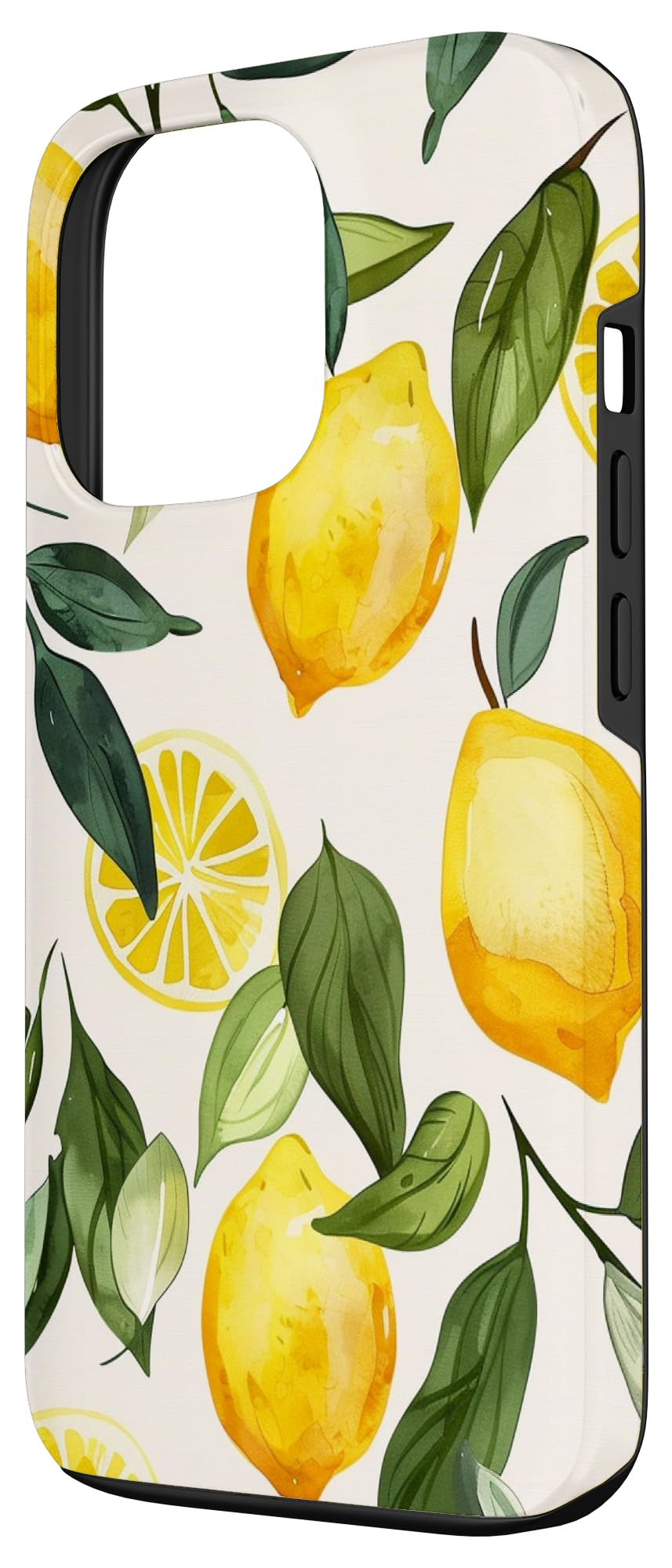 Pattern Art Lemon Fruit Vintage Case for iPhone 13 Pro, yellow - Image 2